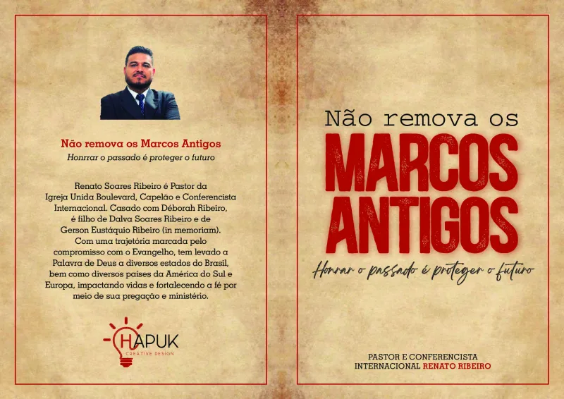 Capa do livro Não Remova os Marcos Antigos — Pr. Renato Ribeiro